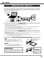 Preview for 33 page of Sanyo PLC-XU10E Owner'S Manual