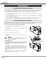 Preview for 42 page of Sanyo PLC-XU10E Owner'S Manual