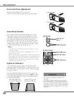 Предварительный просмотр 26 страницы Sanyo PLC-XU110 Owner'S Manual