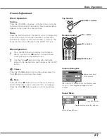 Предварительный просмотр 27 страницы Sanyo PLC-XU110 Owner'S Manual