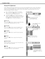 Предварительный просмотр 34 страницы Sanyo PLC-XU110 Owner'S Manual