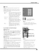 Предварительный просмотр 39 страницы Sanyo PLC-XU110 Owner'S Manual