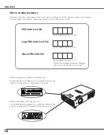 Предварительный просмотр 78 страницы Sanyo PLC-XU110 Owner'S Manual