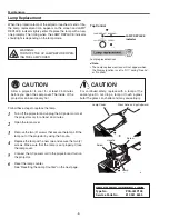 Preview for 8 page of Sanyo PLC-XU110 Service Manual