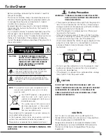 Preview for 5 page of Sanyo PLC-XU111 Owner'S Manual