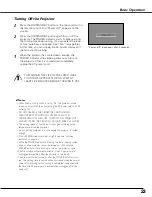 Preview for 23 page of Sanyo PLC-XU111 Owner'S Manual