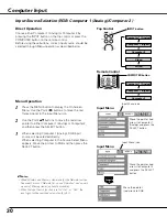 Preview for 30 page of Sanyo PLC-XU111 Owner'S Manual