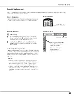 Preview for 33 page of Sanyo PLC-XU111 Owner'S Manual