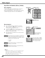 Preview for 40 page of Sanyo PLC-XU111 Owner'S Manual