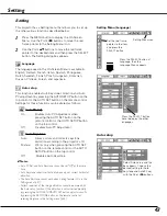 Preview for 47 page of Sanyo PLC-XU111 Owner'S Manual