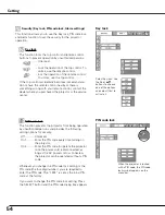 Preview for 54 page of Sanyo PLC-XU111 Owner'S Manual