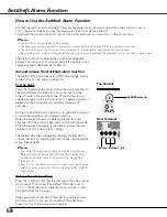 Preview for 58 page of Sanyo PLC-XU111 Owner'S Manual