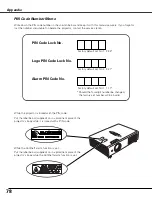 Preview for 78 page of Sanyo PLC-XU111 Owner'S Manual