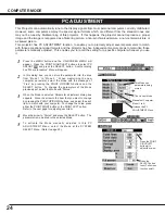 Preview for 24 page of Sanyo PLC-XU20E Owner'S Manual