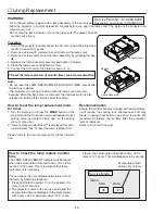 Предварительный просмотр 21 страницы Sanyo PLC-XU22B Service Manual