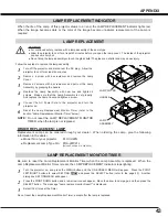 Предварительный просмотр 43 страницы Sanyo PLC-XU22N Owner'S Manual