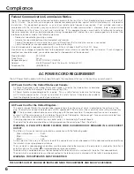 Preview for 6 page of Sanyo PLC-XU25 Owner'S Manual