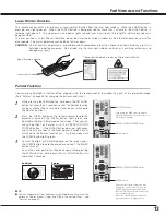 Preview for 13 page of Sanyo PLC-XU25 Owner'S Manual