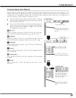 Preview for 27 page of Sanyo PLC-XU25 Owner'S Manual