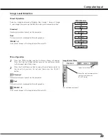 Preview for 29 page of Sanyo PLC-XU25 Owner'S Manual