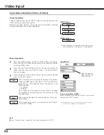 Preview for 32 page of Sanyo PLC-XU25 Owner'S Manual