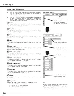 Preview for 36 page of Sanyo PLC-XU25 Owner'S Manual