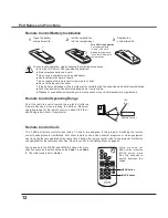 Preview for 12 page of Sanyo PLC-XU300 Owner'S Manual