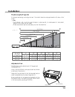 Preview for 13 page of Sanyo PLC-XU300 Owner'S Manual