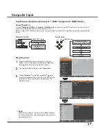 Preview for 27 page of Sanyo PLC-XU300 Owner'S Manual