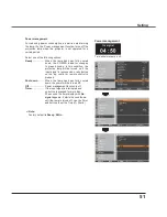 Preview for 51 page of Sanyo PLC-XU300 Owner'S Manual