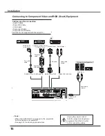 Preview for 16 page of Sanyo PLC-XU3001 Owner'S Manual