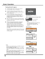 Preview for 18 page of Sanyo PLC-XU3001 Owner'S Manual