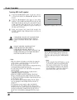 Preview for 20 page of Sanyo PLC-XU3001 Owner'S Manual