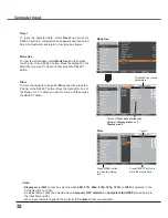 Preview for 32 page of Sanyo PLC-XU3001 Owner'S Manual