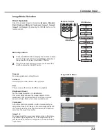 Preview for 33 page of Sanyo PLC-XU3001 Owner'S Manual