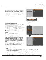 Preview for 35 page of Sanyo PLC-XU3001 Owner'S Manual