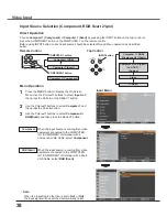 Preview for 38 page of Sanyo PLC-XU3001 Owner'S Manual