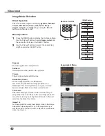 Preview for 40 page of Sanyo PLC-XU3001 Owner'S Manual