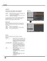 Preview for 46 page of Sanyo PLC-XU3001 Owner'S Manual