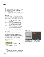 Preview for 56 page of Sanyo PLC-XU3001 Owner'S Manual