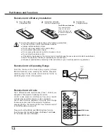 Preview for 12 page of Sanyo PLC-XU301 Owner'S Manual