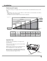 Preview for 13 page of Sanyo PLC-XU301 Owner'S Manual