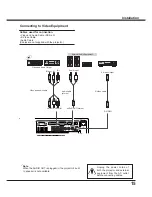 Preview for 15 page of Sanyo PLC-XU301 Owner'S Manual