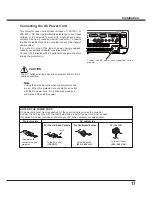 Preview for 17 page of Sanyo PLC-XU301 Owner'S Manual