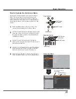 Preview for 21 page of Sanyo PLC-XU301 Owner'S Manual