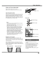 Preview for 23 page of Sanyo PLC-XU301 Owner'S Manual