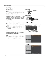 Preview for 24 page of Sanyo PLC-XU301 Owner'S Manual