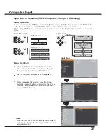 Preview for 27 page of Sanyo PLC-XU301 Owner'S Manual