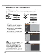 Preview for 28 page of Sanyo PLC-XU301 Owner'S Manual