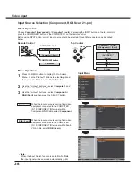 Preview for 38 page of Sanyo PLC-XU301 Owner'S Manual